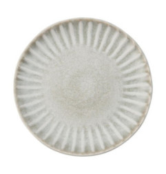 Assiettes plates Olympia Corallite grises 280 mm (lot de 6)