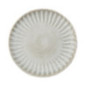 Assiettes plates Olympia Corallite grises 280 mm (lot de 6)