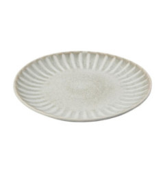 Assiettes plates Olympia Corallite grises 280 mm (lot de 6)