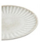 Assiettes plates Olympia Corallite grises 280 mm (lot de 6)