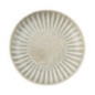 Assiettes plates Olympia Corallite grises 205 mm (lot de 6)