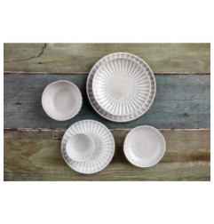 Assiettes plates Olympia Corallite 205 mm (lot de 6)