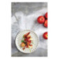 Assiettes plates Olympia Corallite grises 205 mm (lot de 6)