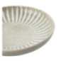 Assiettes calottes Olympia Corallite grises 220mm (lot de 6)