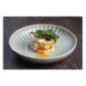 Assiettes calottes Olympia Corallite grises 220mm (lot de 6)