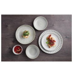 Bols profonds Olympia Corallite gris 105x55mm (lot de 12)