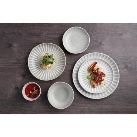 Bols profonds Olympia Corallite gris 105x55mm (lot de 12)