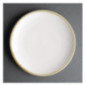 Assiettes plates rondes couleur craie Kiln Olympia 178mm lot de 6 
