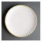 Assiettes plates rondes couleur craie Kiln Olympia 178mm lot de 6 