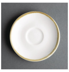 Soucoupes couleur craie pour tasses à espresso Olympia Kiln 115mm (lot de 6)