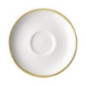 Soucoupes couleur craie pour tasses à espresso Olympia Kiln 140mm (lot de 6)