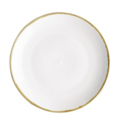 Assiettes plates rondes couleur craie Olympia Kiln 280mm (lot de 4)