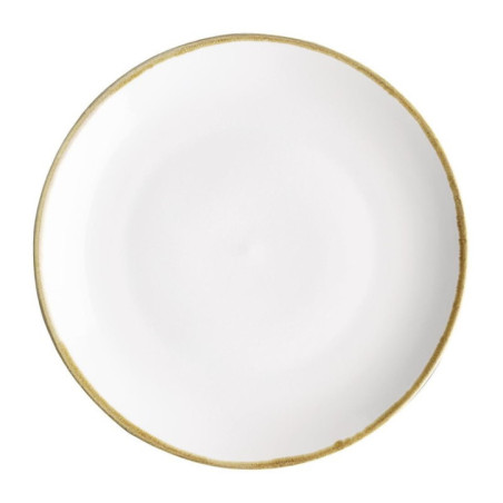 Assiettes plates rondes couleur craie Olympia Kiln 280mm (lot de 4)