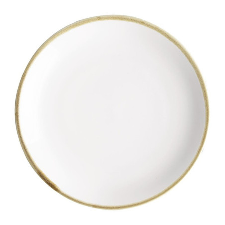 Assiettes plates rondes couleur craie Olympia Kiln 230mm (lot de 6)