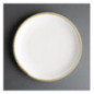 Assiettes plates rondes couleur craie Olympia Kiln 230mm (lot de 6)