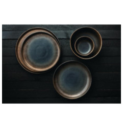 Bols profonds Olympia Ochre 170x70mm 900ml (Lot de 6)