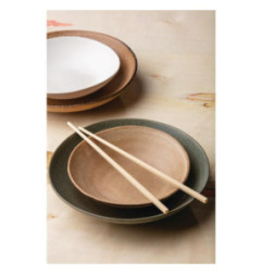 Plats creux terre Olympia Build A Bowl 250(Ø) x 45(H)mm (lot de 4)