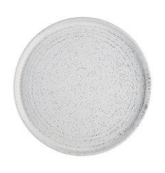 Assiettes plates rondes Olympia Cavolo blanc moucheté 270mm (lot de 4)