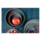 Bols plats ronds irisés Olympia Cavolo 220mm (lot de 4)