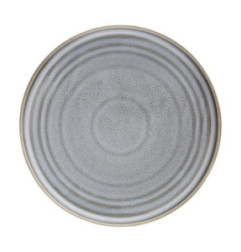 Assiettes plates rondes Olympia Cavolo anthracite 270mm (lot de 4)