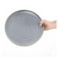 Assiettes plates rondes Olympia Cavolo anthracite 270mm (lot de 4)