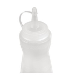 Bouteille de sauce Vogue bouchon transparent