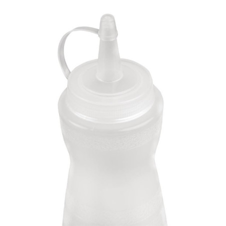 Bouteille de sauce Vogue bouchon transparent