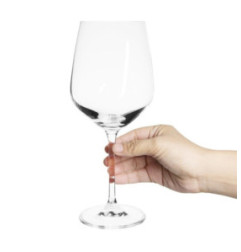 Verre à vin en cristal Chime Olympia 620ml (Lot de 6)