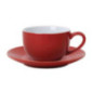 Tasse à café Olympia rouge 228ml (Lot de 12)