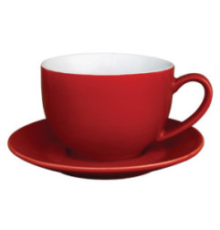 Tasses à cappuccino Olympia Café rouges 340 ml (lot de 12)