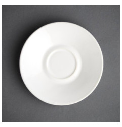 Soucoupe pour tasse espresso Olympia blanche  (Lot de 12)