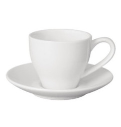 Soucoupe pour tasse espresso Olympia blanche  (Lot de 12)