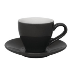 Soucoupe pour tasse espresso Olympia grise  (Lot de 12)