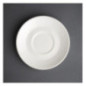 Soucoupe pour tasses 228ml et 340ml Olympia blanche (Lot de 12)