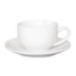 Soucoupe pour tasses 228ml et 340ml Olympia blanche (Lot de 12)
