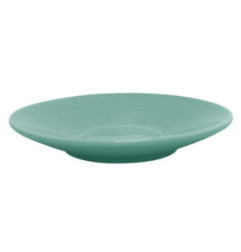 Soucoupe pour tasse espresso Olympia verte  (Lot de 12)