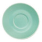 Soucoupe pour tasses 228ml et 340ml Olympia verte (Lot de 12)