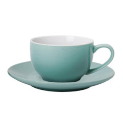 Soucoupe pour tasses 228ml et 340ml Olympia verte (Lot de 12)