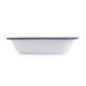 Plat de service rectangulaire acier émaillé Olympia 280x190x55mm lot de 6