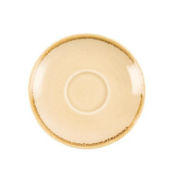 Soucoupe couleur sable Olympia Kiln pour GP328 115mm (Lot de 6)