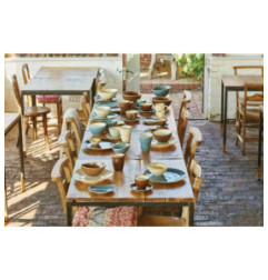 Assiette triangulaire couleur mousse Olympia Kiln 165mm (Lot de 6)