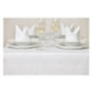 Nappe blanche bande de satin Mitre Luxury 910 x 910mm