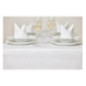 Nappe blanche bande de satin Mitre Luxury 1140 x 1140mm