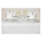 Nappe blanche bande de satin Mitre Luxury 1370 x 2280mm