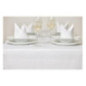 Nappe blanche bande de satin Mitre Luxury 1600 x 1600mm
