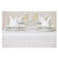 Nappe blanche bande de satin Mitre Luxury 1600 x 1600mm