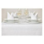 Nappe blanche bande de satin Mitre Luxury 2290 x 2290mm