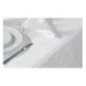 Nappe rectangulaire blanche feuilles de lierre Mitre Luxury Luxor 1350 x 1780mm