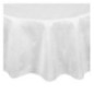 Nappe ronde blanche feuilles de lierre Mitre Luxury Luxor 2300mm