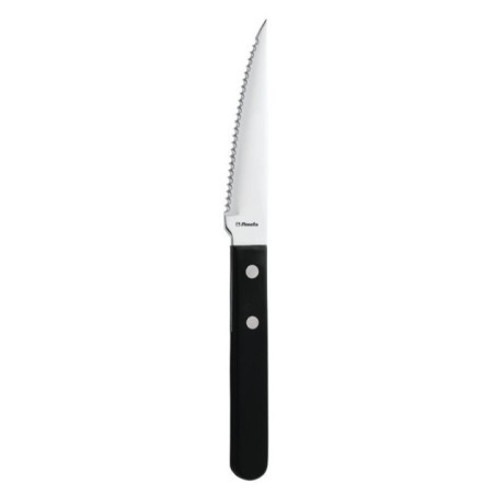 Couteau à steak Amefa manche noir 217mm (Lot de 12)